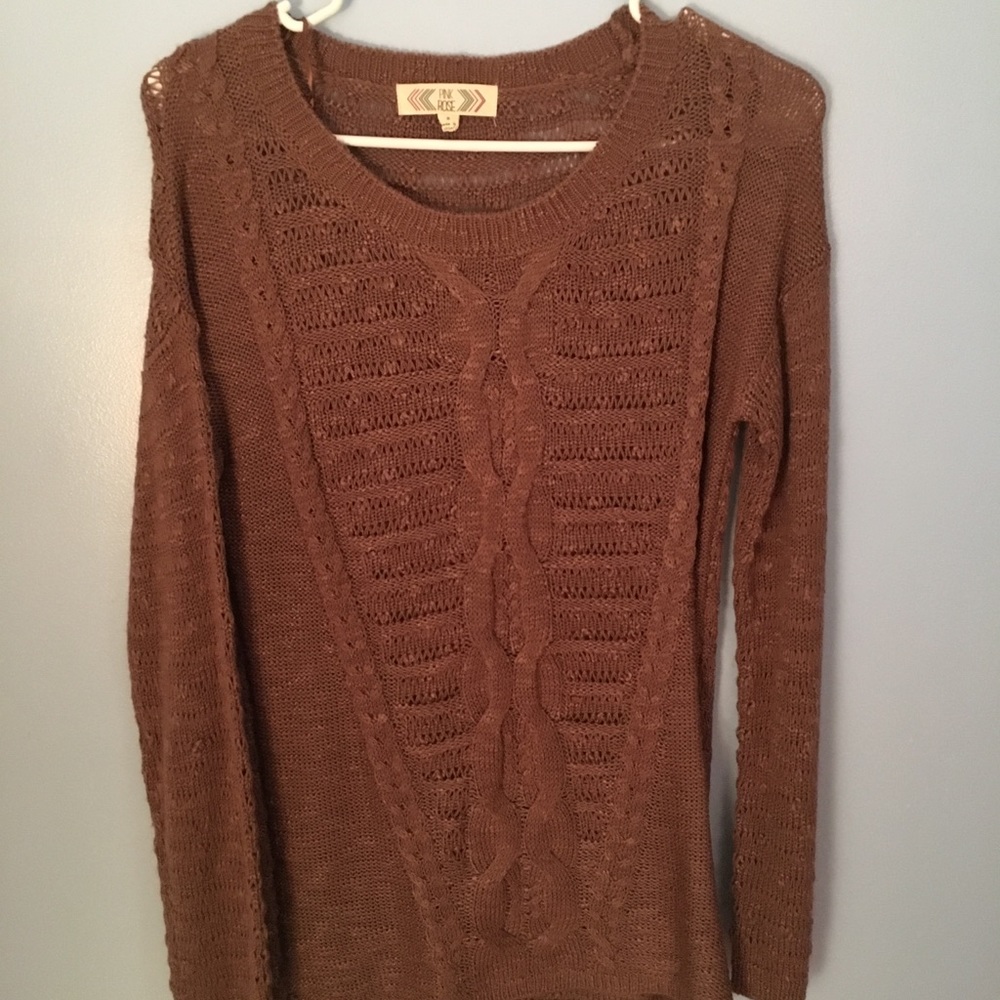 Simple brown sweater